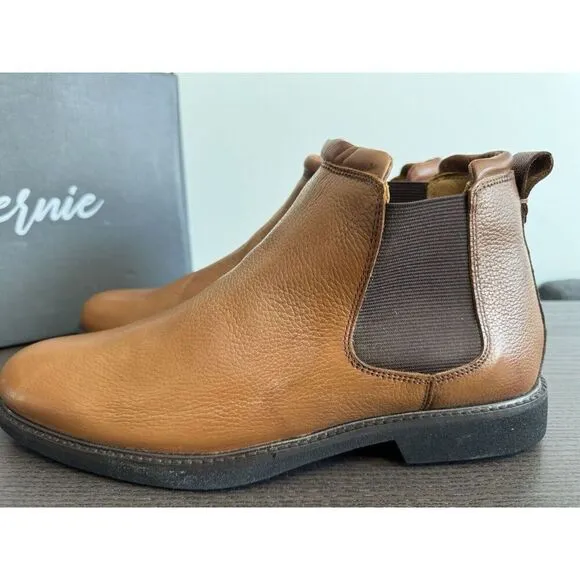 Marc Joseph New York MJNY Austin Leather Ankle Boots 11.5 M Cognac men’s shoes