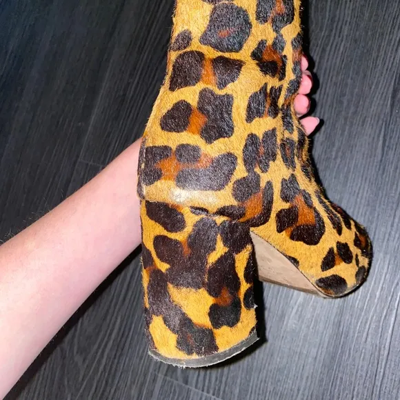 Matisse Grove Cow Hair Bootie in Leopard