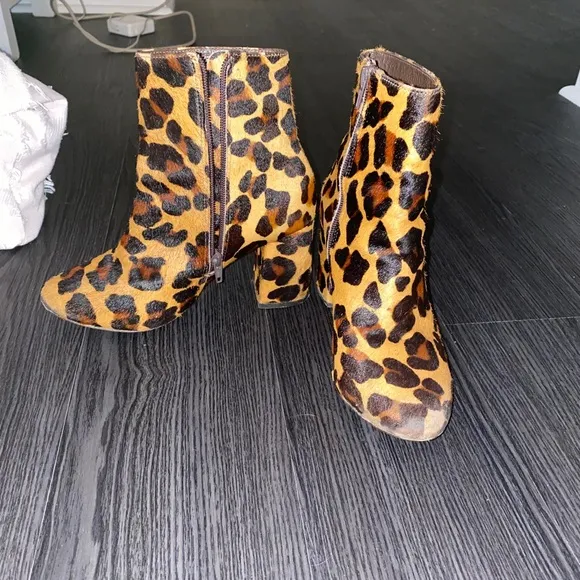 Matisse Grove Cow Hair Bootie in Leopard