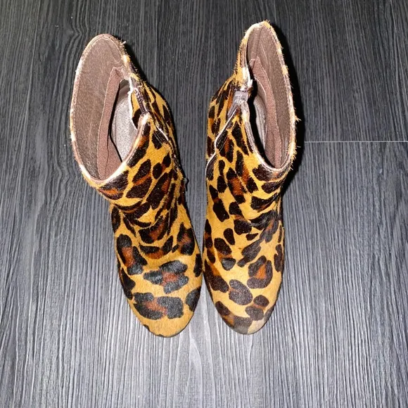 Matisse Grove Cow Hair Bootie in Leopard