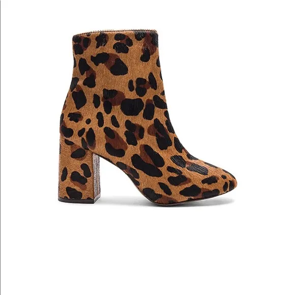 Matisse Grove Cow Hair Bootie in Leopard
