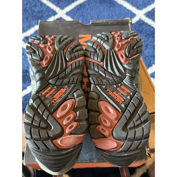 Men Sneakers Athletic Shoes Merrell Work Moab Vertex Vent Composite Toe Size 10