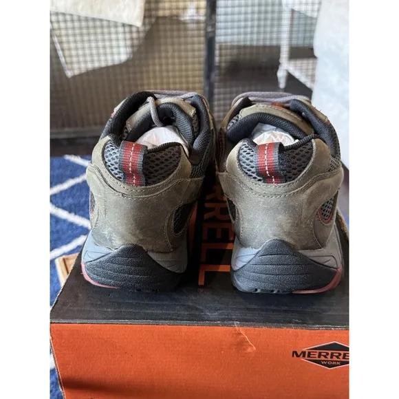 Men Sneakers Athletic Shoes Merrell Work Moab Vertex Vent Composite Toe Size 10