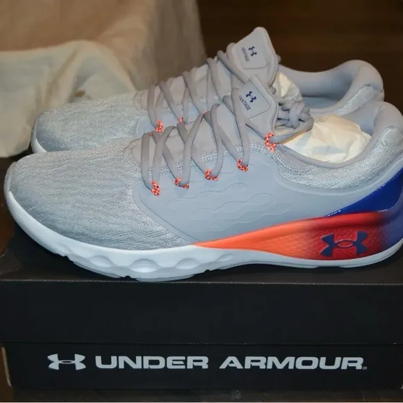 Men UA Under Armour Charged Vantage Sp Pnr Running Shoes Gray 3024489-100-11