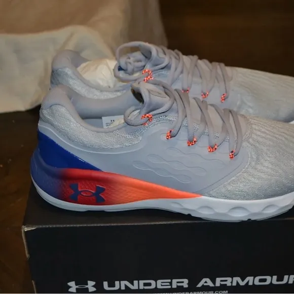 Men UA Under Armour Charged Vantage Sp Pnr Running Shoes Gray 3024489-100-11