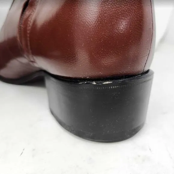 Men's 10 EEE Florsheim Duke dress boots in Antique gold Cavallo 10 3E Extra Wide