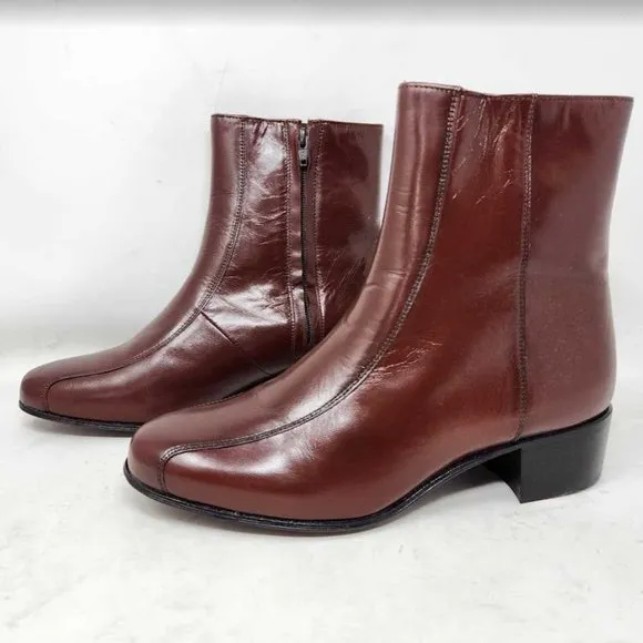 Men's 10 EEE Florsheim Duke dress boots in Antique gold Cavallo 10 3E Extra Wide