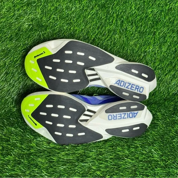 Mens Adidas Adizero Adios Pro 3 Blue Neon Running Shoes - ID3635