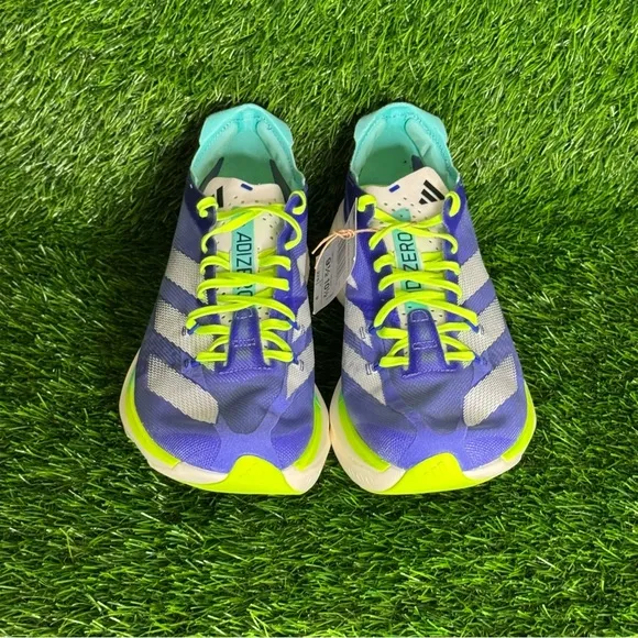 Mens Adidas Adizero Adios Pro 3 Blue Neon Running Shoes - ID3635