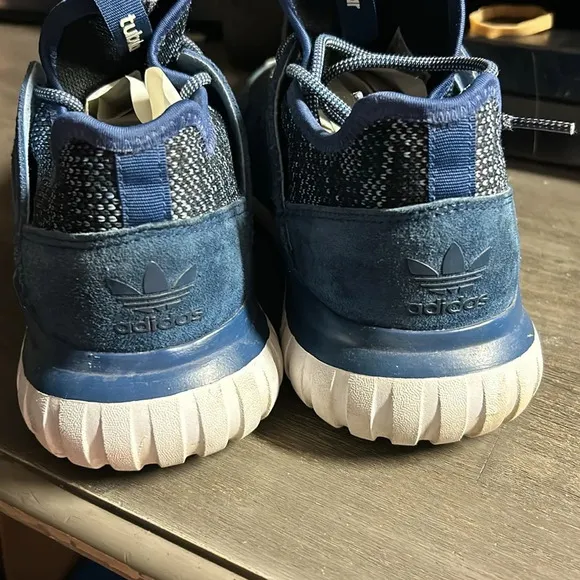 Men’s adidas Tubular Radial Size 10 Blue Black White