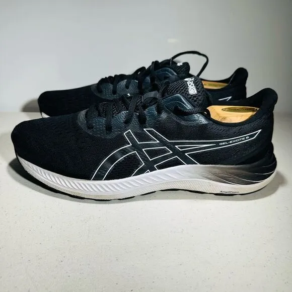 Men’s ASICS GEL-Excite 8 Running Shoes Sz 11, 1/2 Black AmpliFoam 1011B036