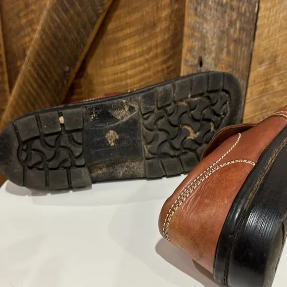 Men’s Birkenstock Footprints Slip On Leather Shoes Size 42