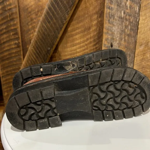 Men’s Birkenstock Footprints Slip On Leather Shoes Size 42