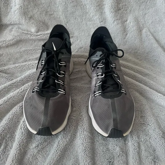 Men's Black and Gray Nike EXP-X14 Running Shoes Size 12