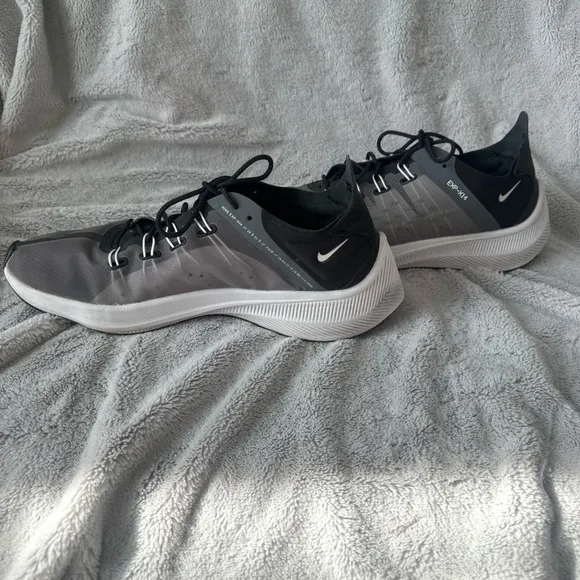 Men's Black and Gray Nike EXP-X14 Running Shoes Size 12