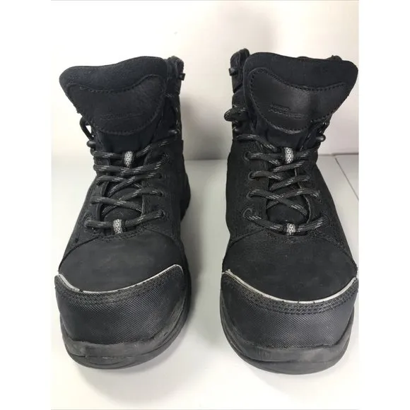 Men's Black FOOTRESTS XT METATARSAL GUARD NANO TOE 6&quot; WORK BOOT US 5 M Shoes
