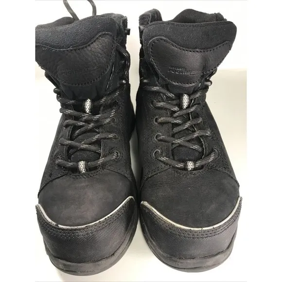 Men's Black FOOTRESTS XT METATARSAL GUARD NANO TOE 6&quot; WORK BOOT US 5 M Shoes