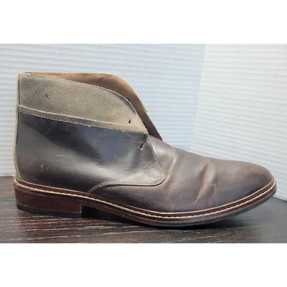 Men's Cole Haan Williams Welt Chukka Ankle Brown Boots Size 10.5
