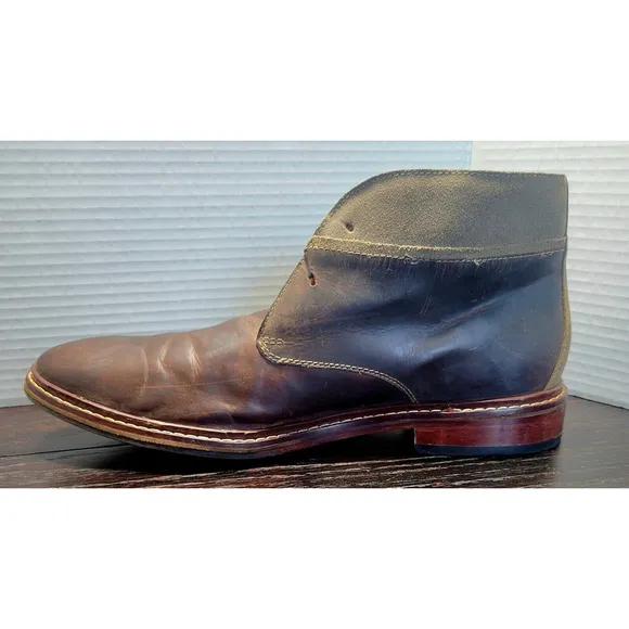 Men's Cole Haan Williams Welt Chukka Ankle Brown Boots Size 10.5