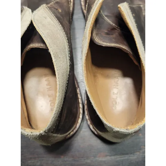 Men's Cole Haan Williams Welt Chukka Ankle Brown Boots Size 10.5