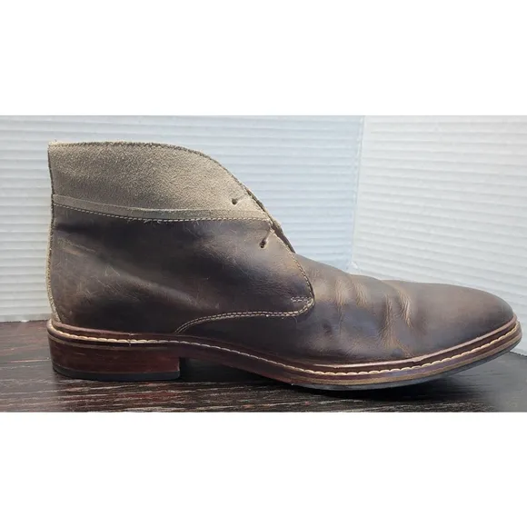 Men's Cole Haan Williams Welt Chukka Ankle Brown Boots Size 10.5