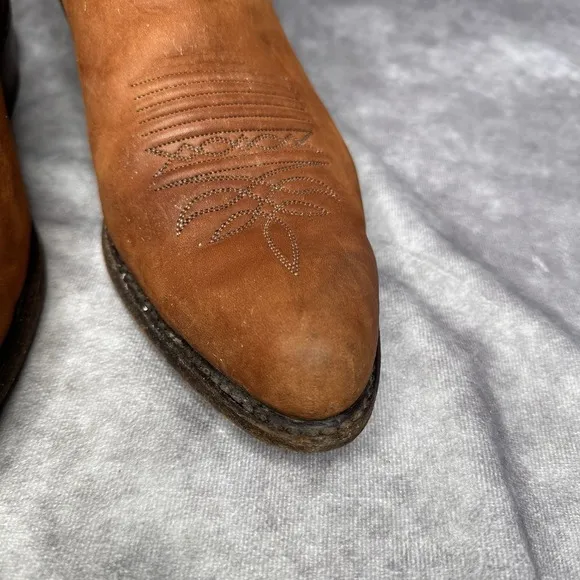 Men's Dan Post Marlboro 9.5 EW Cognac Western Cowboy Dress Boots Wide P2551