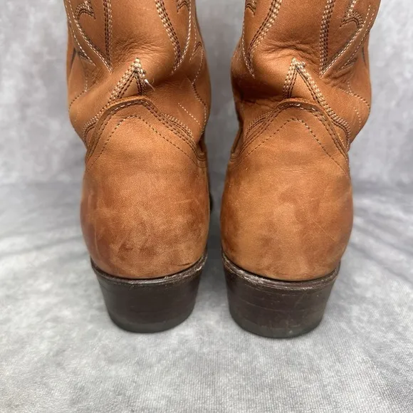 Men's Dan Post Marlboro 9.5 EW Cognac Western Cowboy Dress Boots Wide P2551