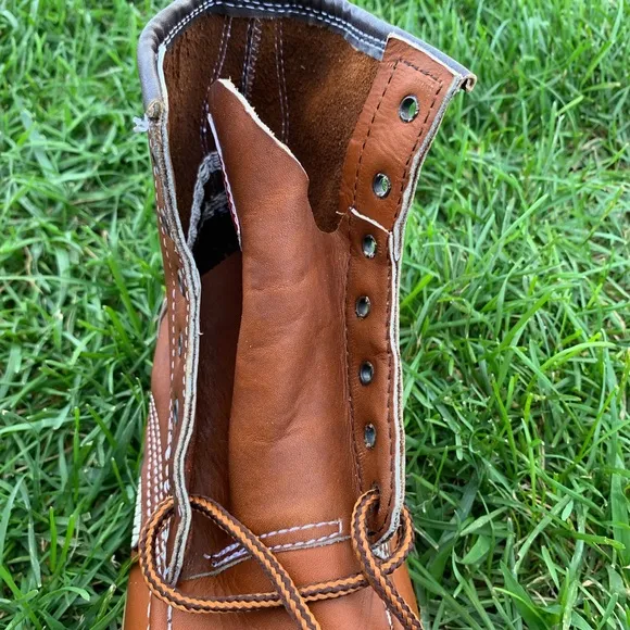 Men’s Laces Construction brown Work boots comfortable Bota Liviana Cómoda