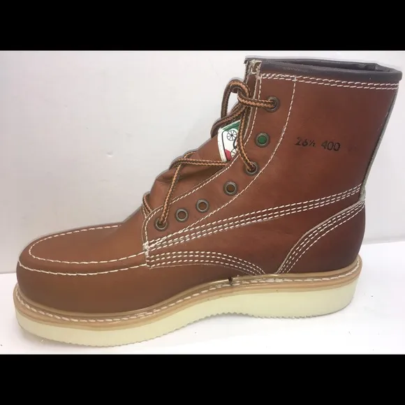 Men’s Laces Construction brown Work boots comfortable Bota Liviana Cómoda
