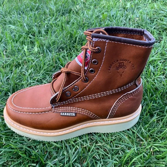 Men’s Laces Construction brown Work boots comfortable Bota Liviana Cómoda