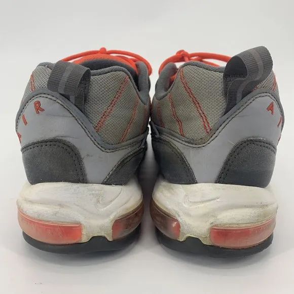 Men's Nike Air Max 98 Total Crimson Running Shoes Gray Orange Size‎ 12