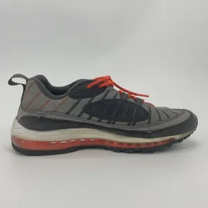 Men's Nike Air Max 98 Total Crimson Running Shoes Gray Orange Size‎ 12