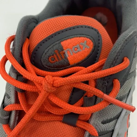 Men's Nike Air Max 98 Total Crimson Running Shoes Gray Orange Size‎ 12