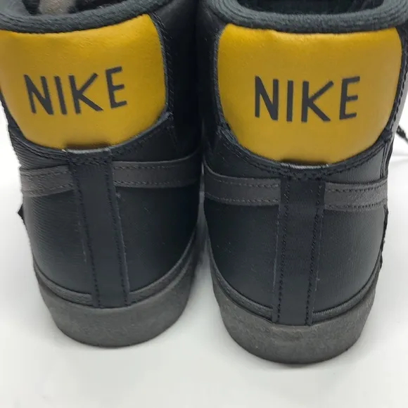 Mens Nike Blazer Mid Pro Club Black/White FB8891-001 Slightly Used Size 9
