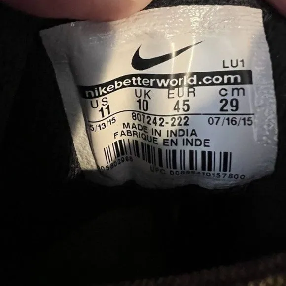 Mens Nike Son of Force Mid Top Winter Dark Brown‎ Sneakers Shoes Size 11 M GUC