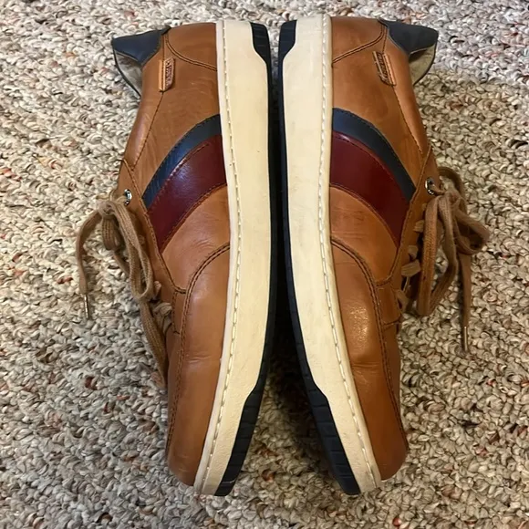 Men’s Pikolinos Corinto Brown Leather Sneakers Size 42