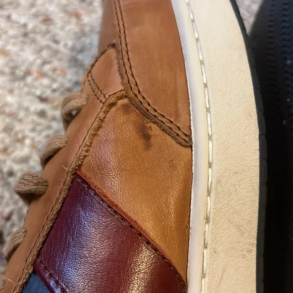 Men’s Pikolinos Corinto Brown Leather Sneakers Size 42