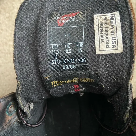 Mens Red Wing Work Boots