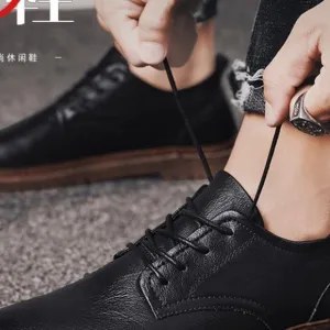 Men's shoes leather shoes men's 2021 autumn and winter new