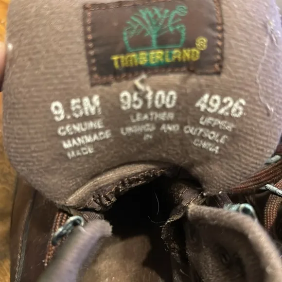 Men's Timberland Euro Hiker Mid Brown Full Grain Leather Hiking Boots