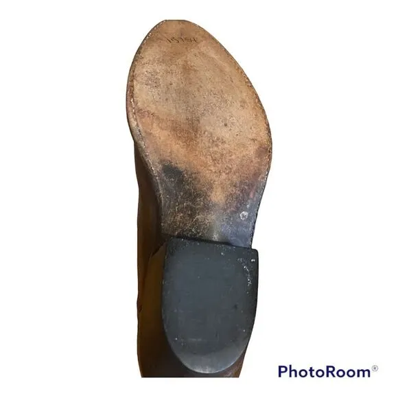 Mens Vintage Dan Post boots 9D dark chocolate brown western cowboy boots