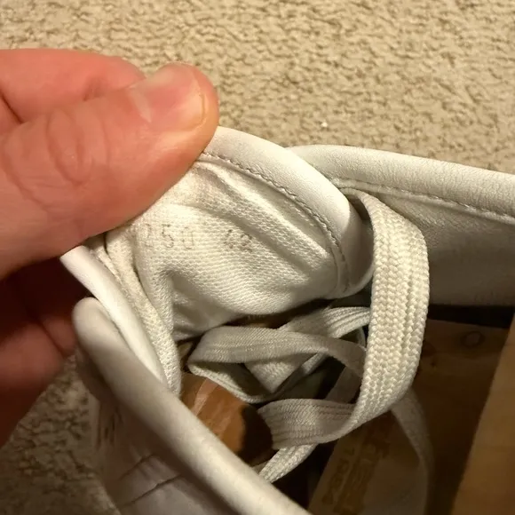 Men's White Leather Saint Laurent Sneakers