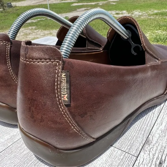 MEPHISTO Edlef Cool Air Brown Leather  Loafer Casual Shoes Men's Size 10