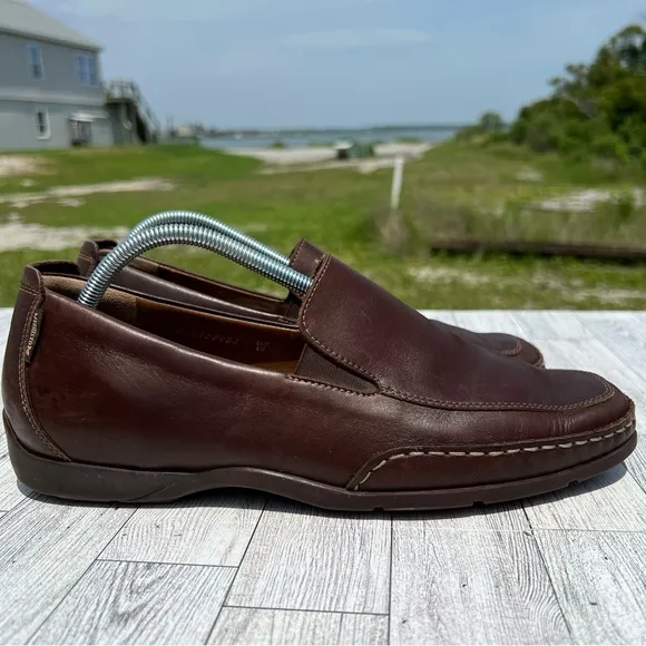 MEPHISTO Edlef Cool Air Brown Leather  Loafer Casual Shoes Men's Size 10