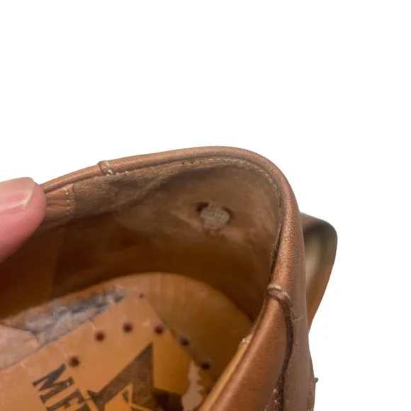 Mephisto Shoes Mens sz‎ 10 MedBrown Leather Cool-Air Slip On Vented