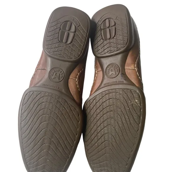 Mephisto Shoes Mens sz‎ 10 MedBrown Leather Cool-Air Slip On Vented