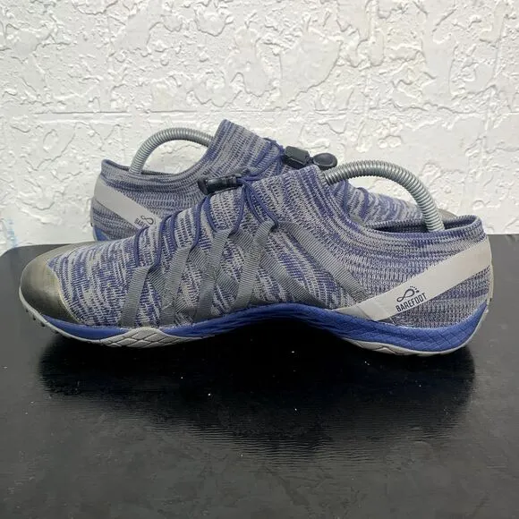 Merrell Crush Glove Barefoot Mens‎ Size 9.5 Blue Running Shoes Sneakers
