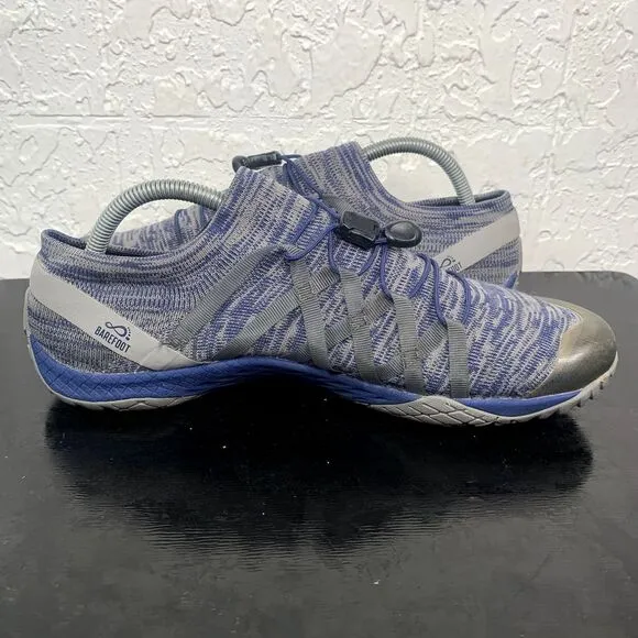 Merrell Crush Glove Barefoot Mens‎ Size 9.5 Blue Running Shoes Sneakers