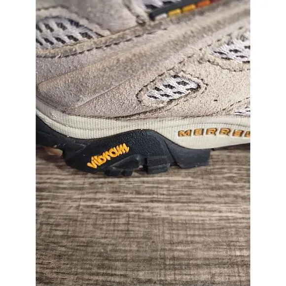 MERRELL GORE-TEX CONTINUUUM WOMENS 5.5 Taupe Tan Beige HIKING BOOTS TRAIL Vibram