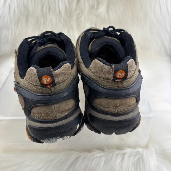 Merrell Hiking Athletic Shoes Brown and Black Trail Ready